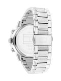 Buy Shop Tommy Hilfiger Clark Chronograph Blue Dial Silver Steel Strap Watch For Men - 1792080 USA Online