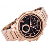 Buy Shop Tommy Hilfiger Claudia Black Dial Rose Gold Steel Strap Watch for Women - 1781820 USA Online