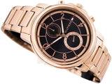 Buy Shop Tommy Hilfiger Claudia Black Dial Rose Gold Steel Strap Watch for Women - 1781820 USA Online