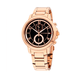 Buy Shop Tommy Hilfiger Claudia Black Dial Rose Gold Steel Strap Watch for Women - 1781820 USA Online