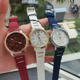 Buy Shop Tommy Hilfiger Claudia Red Dial Two Tone Steel Strap Watch for Women - 1781744 USA Online