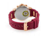 Buy Shop Tommy Hilfiger Claudia Red Dial Two Tone Steel Strap Watch for Women - 1781744 USA Online