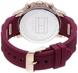 Buy Shop Tommy Hilfiger Claudia Red Dial Two Tone Steel Strap Watch for Women - 1781744 USA Online