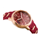 Buy Shop Tommy Hilfiger Claudia Red Dial Two Tone Steel Strap Watch for Women - 1781744 USA Online