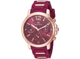 Buy Shop Tommy Hilfiger Claudia Red Dial Two Tone Steel Strap Watch for Women - 1781744 USA Online