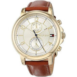Buy Shop Tommy Hilfiger Claudia Rose Gold Dial Brown Leather Strap Watch for Women - 1781818 USA Online