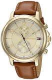 Buy Shop Tommy Hilfiger Claudia Rose Gold Dial Brown Leather Strap Watch for Women - 1781818 USA Online