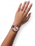 Buy Shop Tommy Hilfiger Claudia Rose Gold Dial Rose Gold Steel Strap Watch for Women - 1781743 USA Online