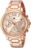 Buy Shop Tommy Hilfiger Claudia Rose Gold Dial Rose Gold Steel Strap Watch for Women - 1781743 USA Online