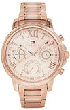 Buy Shop Tommy Hilfiger Claudia Rose Gold Dial Rose Gold Steel Strap Watch for Women - 1781743 USA Online