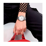 Buy Shop Tommy Hilfiger Claudia Silver Dial Silver Steel Strap Watch for Women - 1781741 USA Online