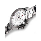 Buy Shop Tommy Hilfiger Claudia Silver Dial Silver Steel Strap Watch for Women - 1781741 USA Online
