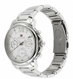 Buy Shop Tommy Hilfiger Claudia Silver Dial Silver Steel Strap Watch for Women - 1781741 USA Online