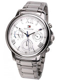 Buy Shop Tommy Hilfiger Claudia Silver Dial Silver Steel Strap Watch for Women - 1781741 USA Online