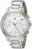 Buy Shop Tommy Hilfiger Claudia Silver Dial Silver Steel Strap Watch for Women - 1781741 USA Online