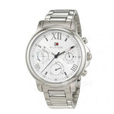Buy Shop Tommy Hilfiger Claudia Silver Dial Silver Steel Strap Watch for Women - 1781741 USA Online