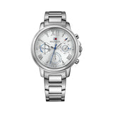 Buy Shop Tommy Hilfiger Claudia Silver Dial Silver Steel Strap Watch for Women - 1781741 USA Online