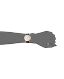 Buy Shop Tommy Hilfiger Claudia White Dial Black Leather Strap Watch for Women - 1781817 USA Online