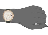 Buy Shop Tommy Hilfiger Claudia White Dial Black Leather Strap Watch for Women - 1781817 USA Online