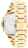 Buy Shop Tommy Hilfiger Claudia White Dial Gold Steel Strap Watch for Women - 1781742 USA Online