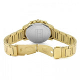 Buy Shop Tommy Hilfiger Claudia White Dial Gold Steel Strap Watch for Women - 1781742 USA Online