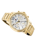 Buy Shop Tommy Hilfiger Claudia White Dial Gold Steel Strap Watch for Women - 1781742 USA Online