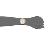 Buy Shop Tommy Hilfiger Claudia White Dial Red Leather Strap Watch for Women - 1781816 USA Online