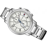 Buy Shop Tommy Hilfiger Claudia White Dial Silver Steel Strap Watch for Women - 1781819 USA Online