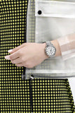 Buy Shop Tommy Hilfiger Claudia White Dial Silver Steel Strap Watch for Women - 1781819 USA Online