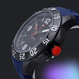 Buy Shop Tommy Hilfiger Cole Black Dial Blue Rubber Strap Watch for Men - 1790984 USA Online