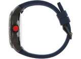 Buy Shop Tommy Hilfiger Cole Black Dial Blue Rubber Strap Watch for Men - 1790984 USA Online