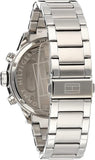 Buy Shop Tommy Hilfiger Cool Sport Multifunction Black Dial Silver Steel Strap Watch for Men - 1791141 USA Online