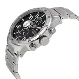 Buy Shop Tommy Hilfiger Cool Sport Multifunction Black Dial Silver Steel Strap Watch for Men - 1791141 USA Online