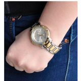 Buy Shop Tommy Hilfiger Damen Silver Dial Two Tone Steel Strap Watch for Women - 1781398 USA Online