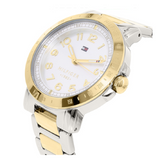 Buy Shop Tommy Hilfiger Damen Silver Dial Two Tone Steel Strap Watch for Women - 1781398 USA Online