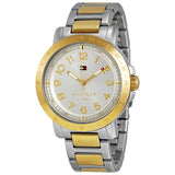 Buy Shop Tommy Hilfiger Damen Silver Dial Two Tone Steel Strap Watch for Women - 1781398 USA Online