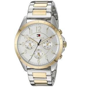 Buy Shop Tommy Hilfiger Damen Silver Dial Two Tone Steel Strap Watch for Women - 1781398 USA Online