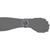 Buy Shop Tommy Hilfiger Damon Multifunction Black Dial Black Leather Strap Watch for Men - 1791417 USA Online
