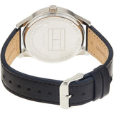 Buy Shop Tommy Hilfiger Damon Multifunction Black Dial Black Leather Strap Watch for Men - 1791417 USA Online