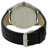Buy Shop Tommy Hilfiger Damon Multifunction Black Dial Black Leather Strap Watch for Men - 1791417 USA Online