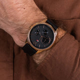 Buy Shop Tommy Hilfiger Damon Quartz Black Dial Black Leather Strap Watch for Men - 1791419 USA Online