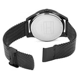 Buy Shop Tommy Hilfiger Damon Quartz Black Dial Black Mesh Bracelet Watch for Men - 1791420 USA Online