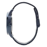 Buy Shop Tommy Hilfiger Damon Quartz Blue Dial Blue Mesh Bracelet Watch for Men - 1791421 USA Online