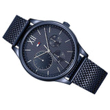 Buy Shop Tommy Hilfiger Damon Quartz Blue Dial Blue Mesh Bracelet Watch for Men - 1791421 USA Online