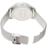 Buy Shop Tommy Hilfiger Damon Quartz Chronograph Black Dial Silver Mesh Bracelet Watch for Men - 1791415 USA Online