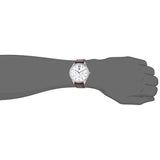 Buy Shop Tommy Hilfiger Damon Quartz White Dial Brown Leather Strap Watch for Men - 1791418 USA Online