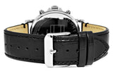 Buy Shop Tommy Hilfiger Daniel Black Dial Black Leather Strap Watch for Men - 1710381 USA Online