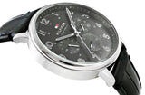 Buy Shop Tommy Hilfiger Daniel Black Dial Black Leather Strap Watch for Men - 1710381 USA Online