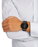 Buy Shop Tommy Hilfiger Daniel Black Dial Black Steel Strap Watch for Men - 1710383 USA Online