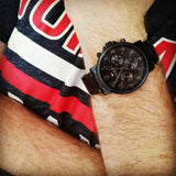 Buy Shop Tommy Hilfiger Daniel Black Dial Black Steel Strap Watch for Men - 1710383 USA Online